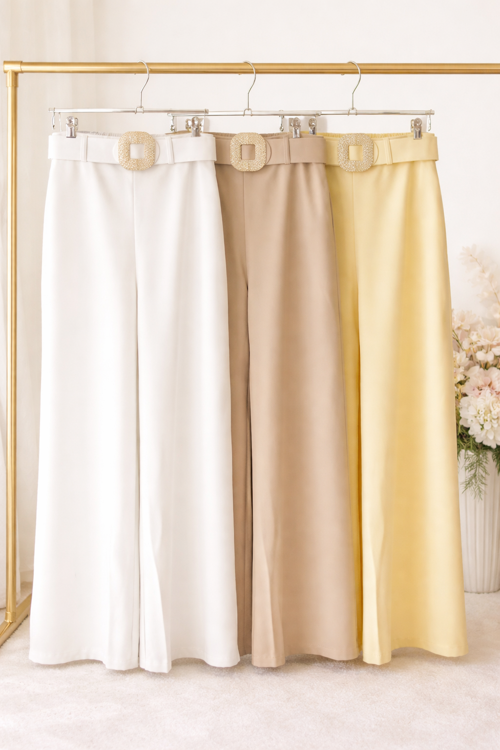 Palazzo pant with belt