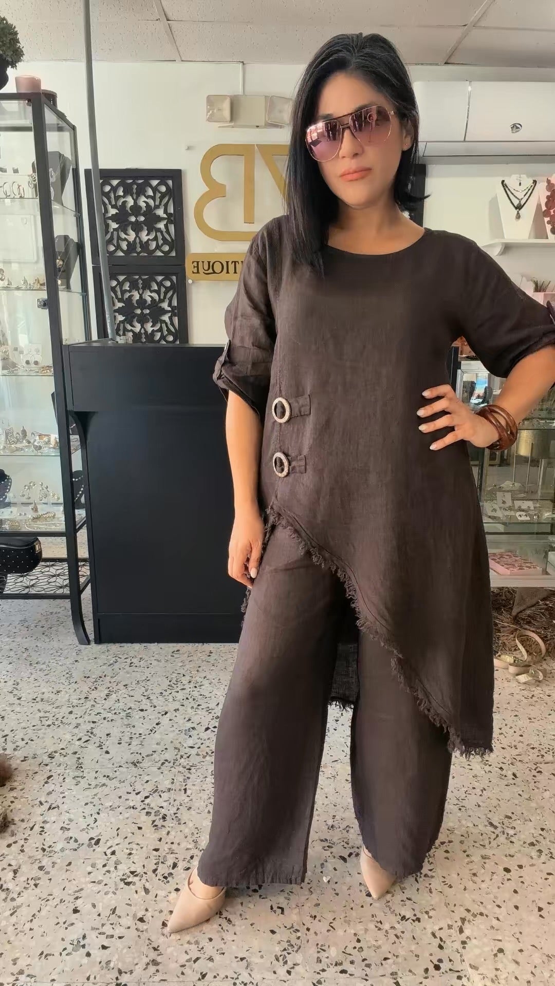 Button linen set