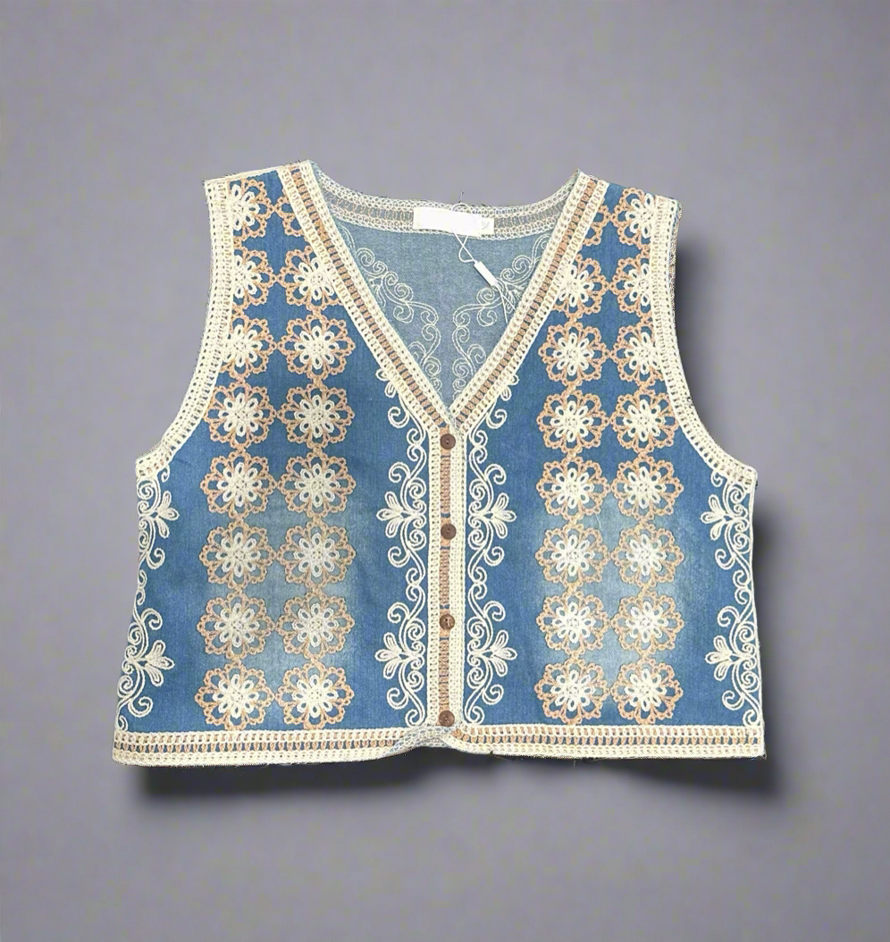 Denim vest