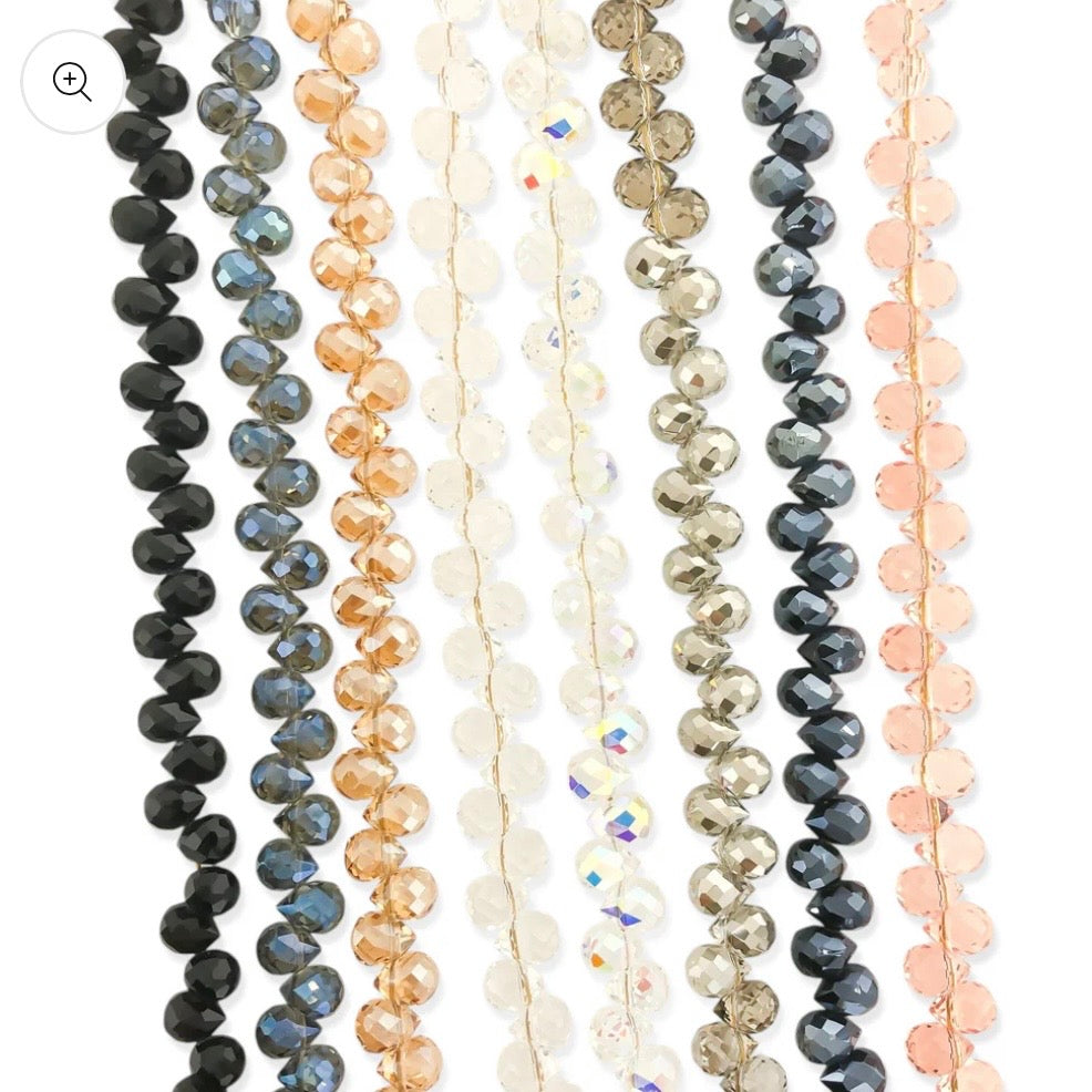 Teardrop Crystal Phone Chain