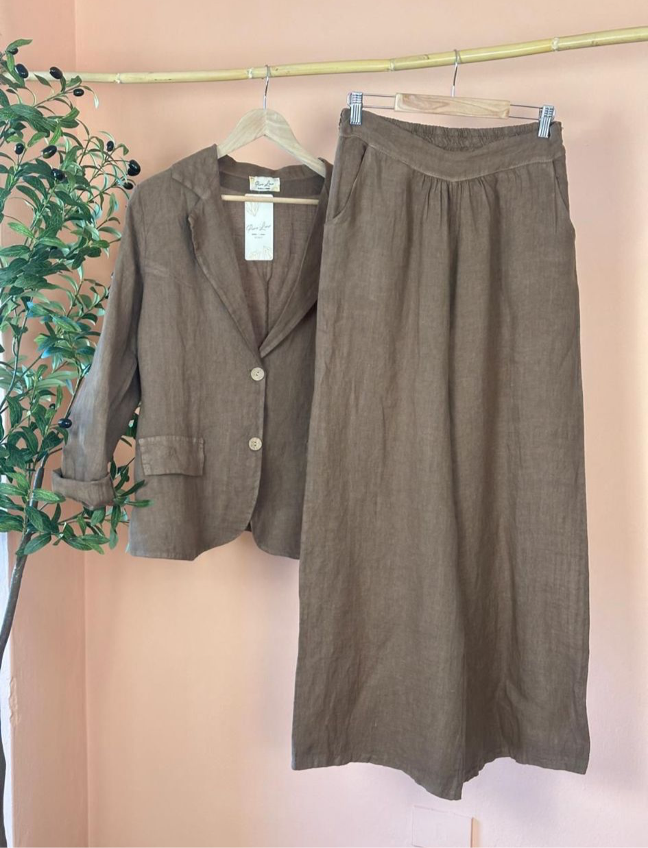 Two piece linen set