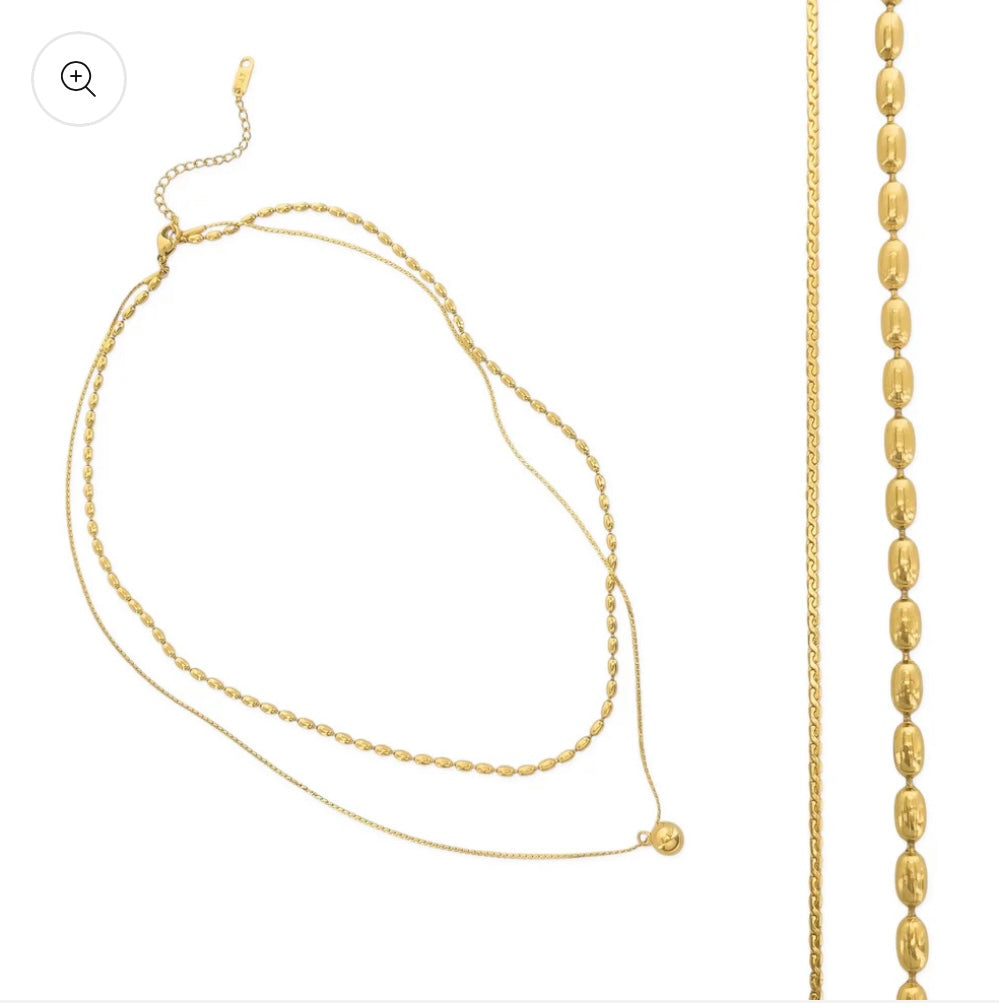 Double Layer Chain Necklace