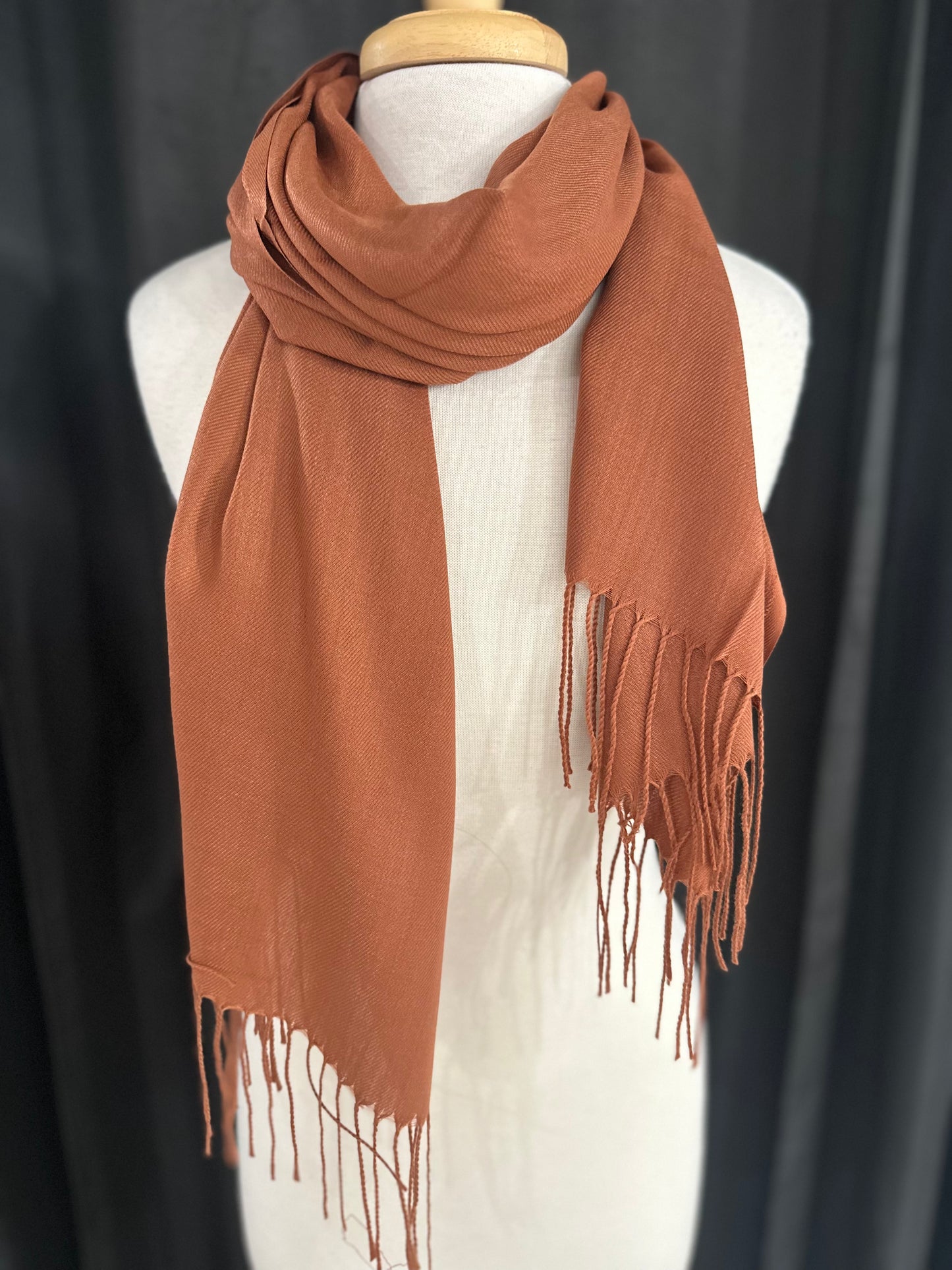 Solid pashminas