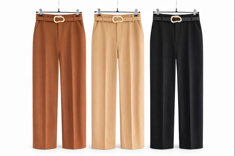 Belted pant