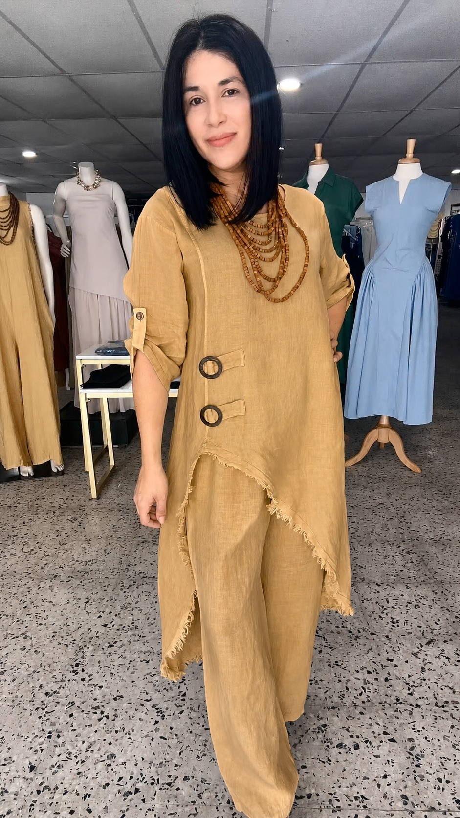 Button linen set
