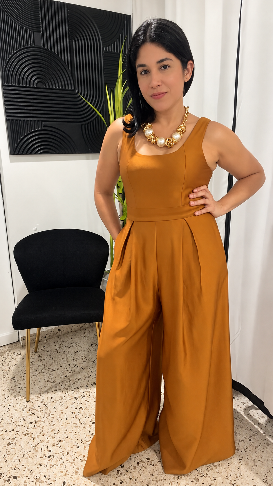 Caramel Jumpsuit
