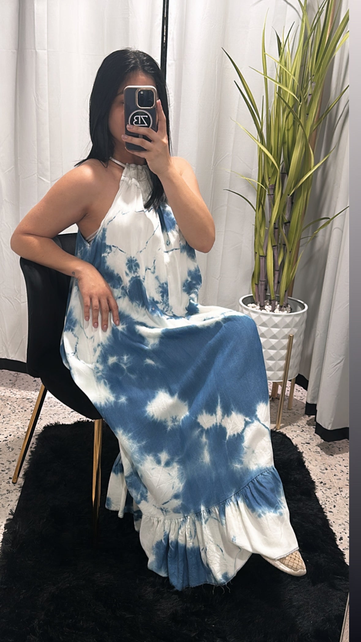Tie dye maxi