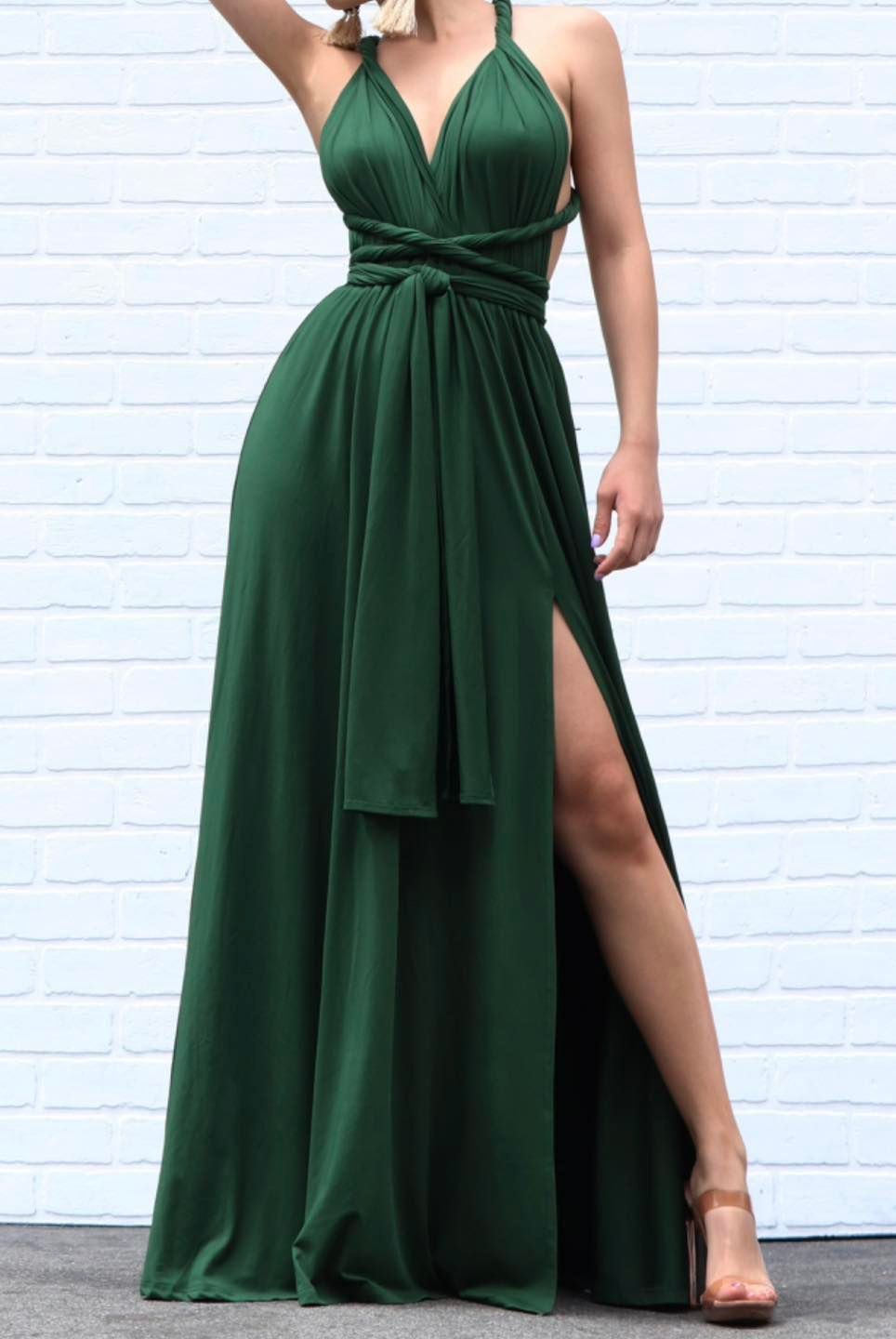 Kelly Green Infinity dress 