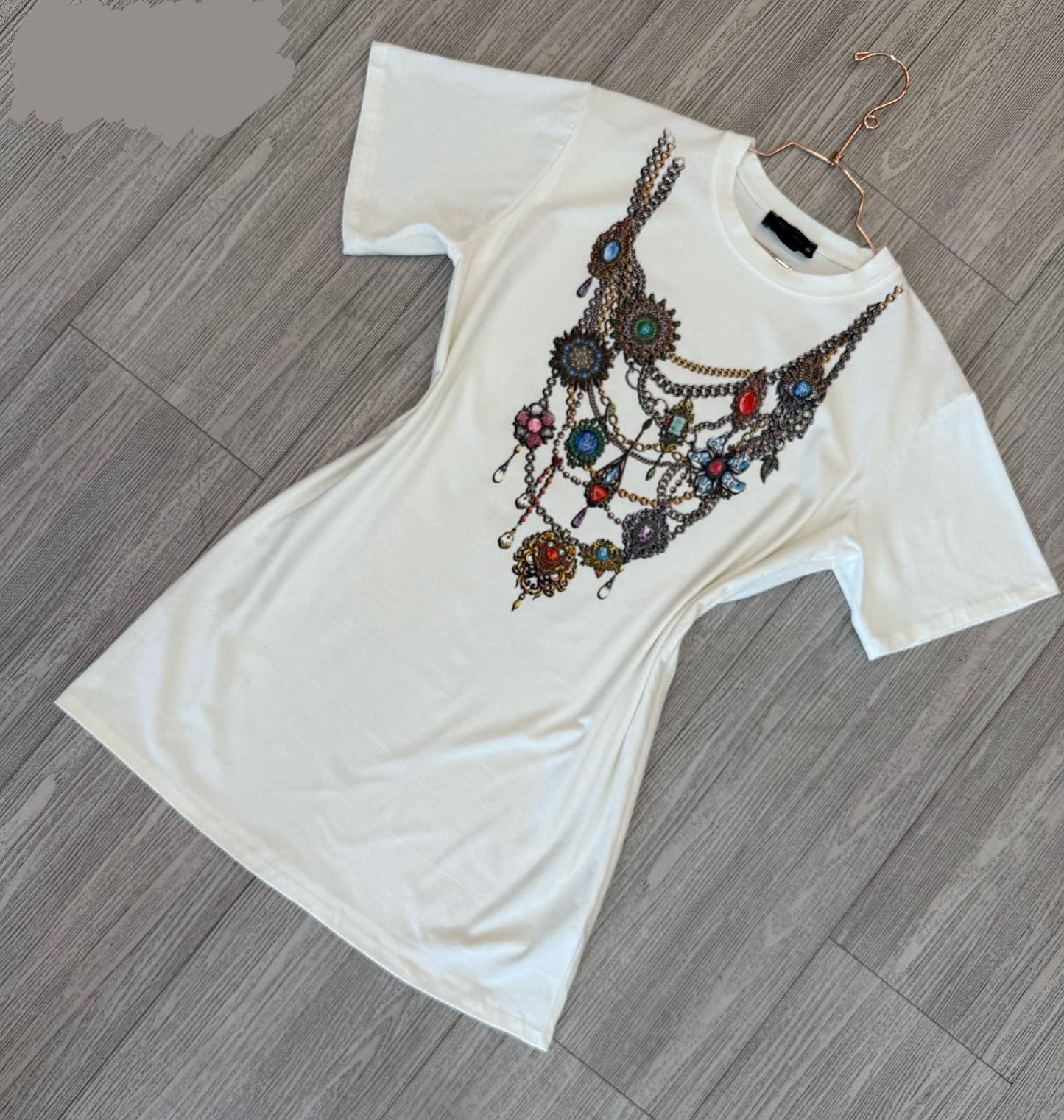 Chains shirt dress