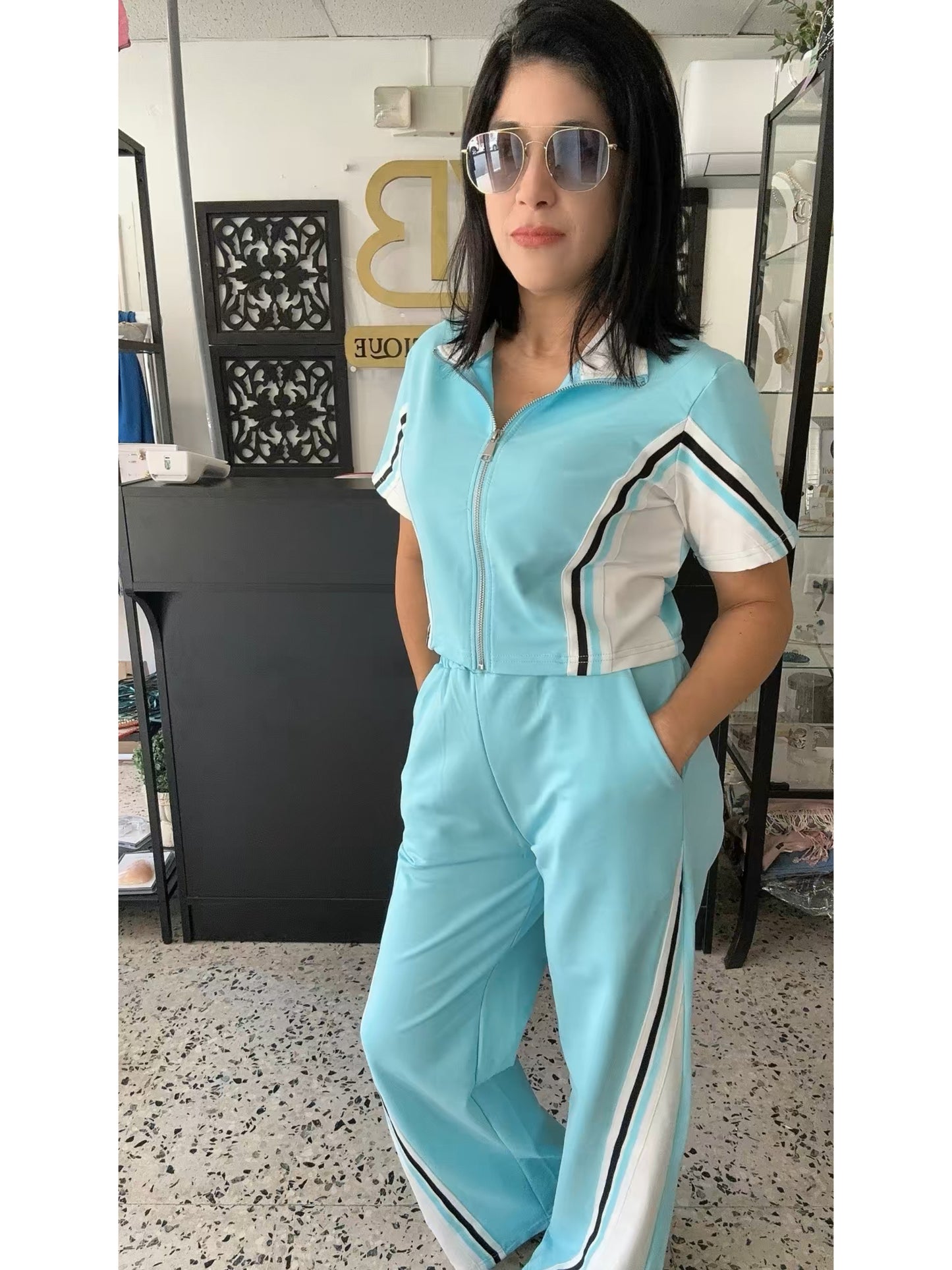 Aqua travel set