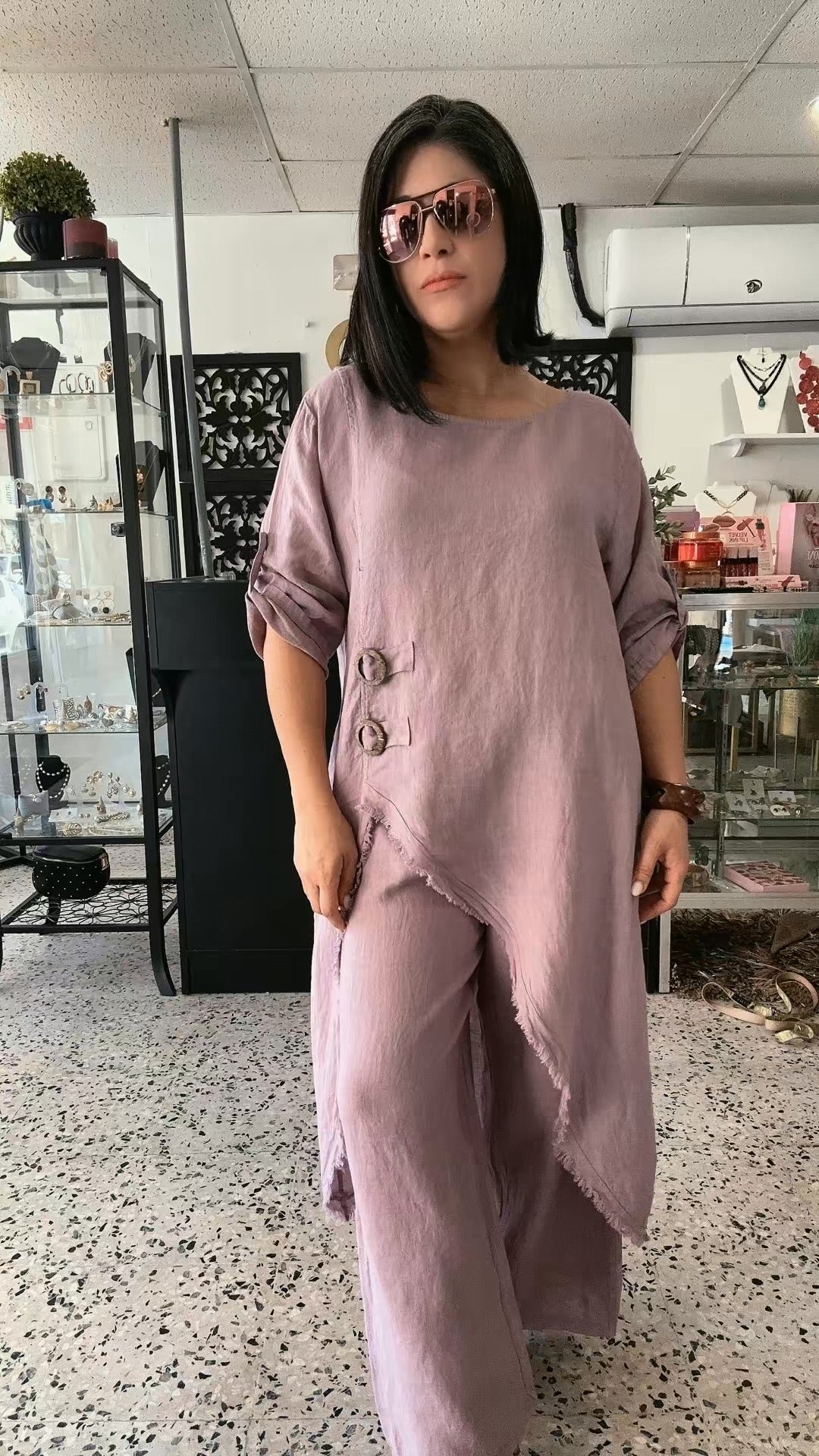 Button linen set