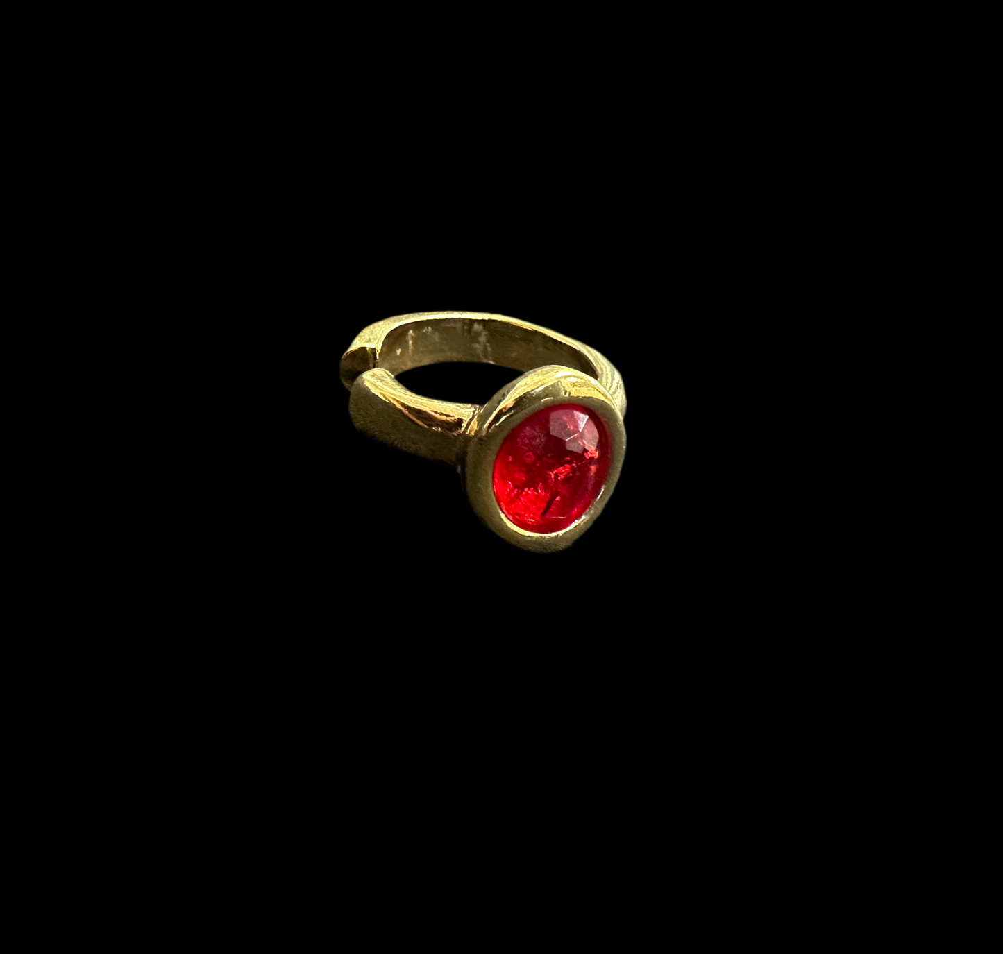 Red and gold ring