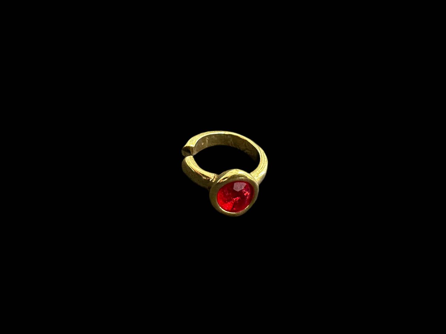 Red and gold ring