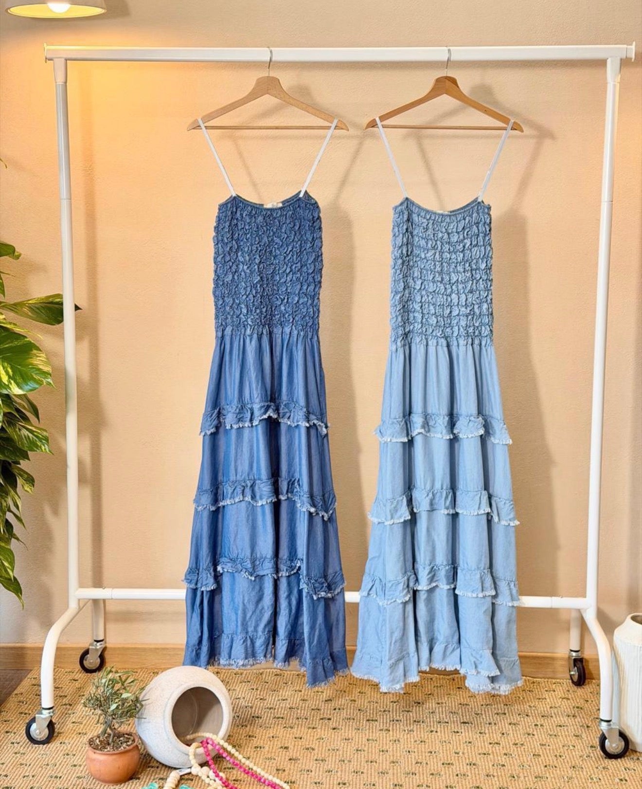 Denim maxi