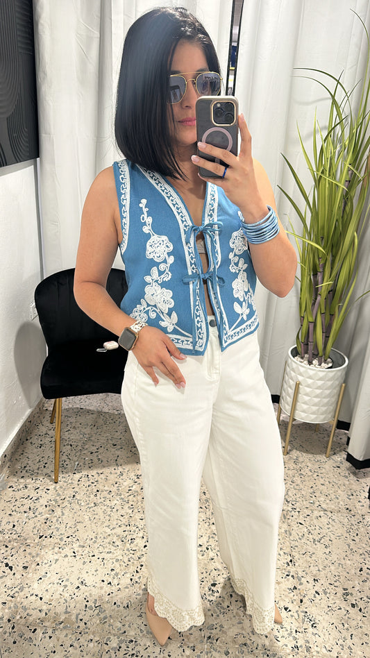 White denim