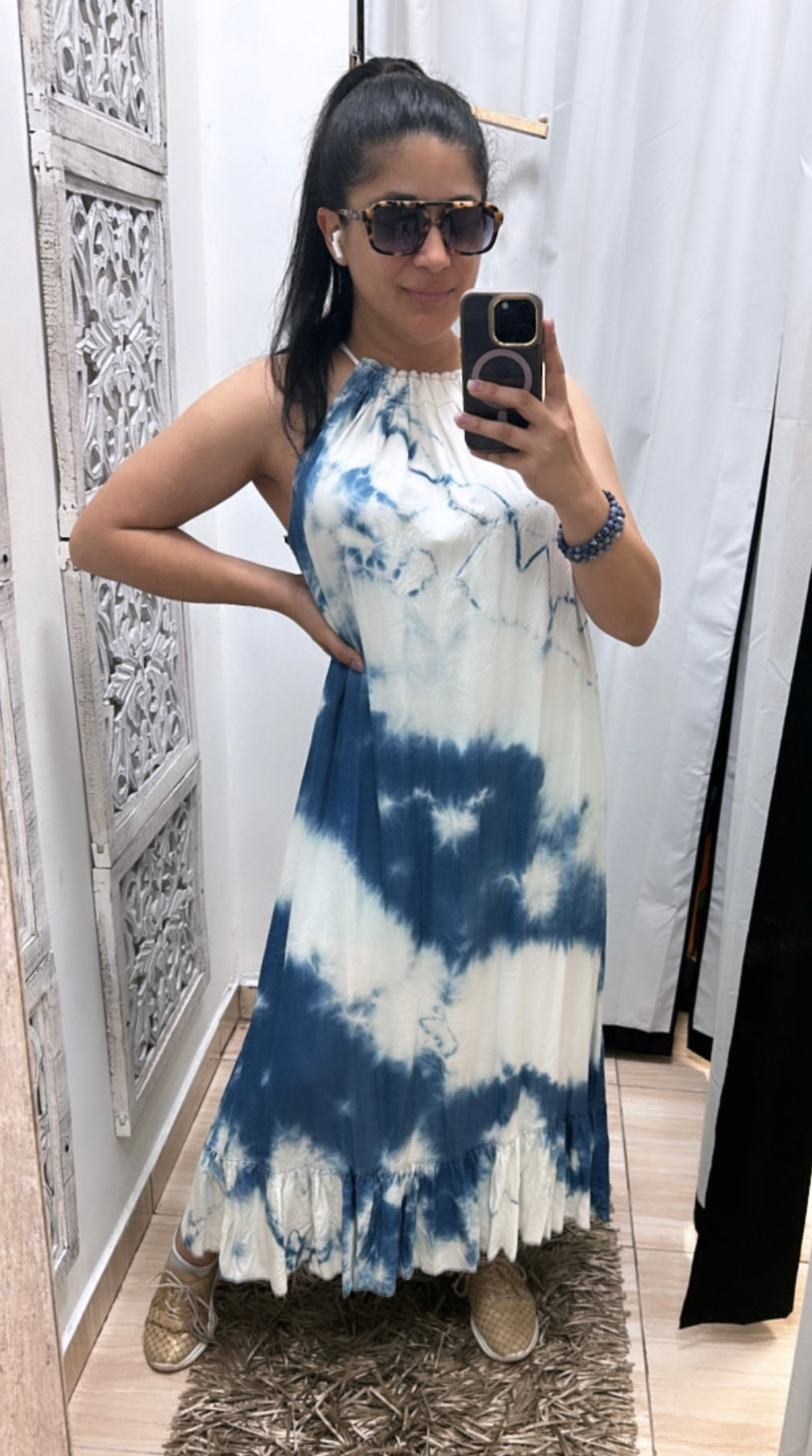 Tie dye maxi