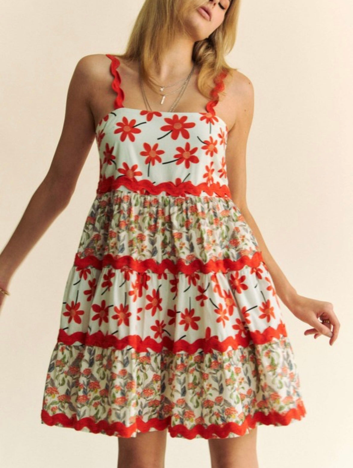 Retro floral dress