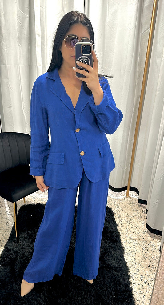 Two piece linen set