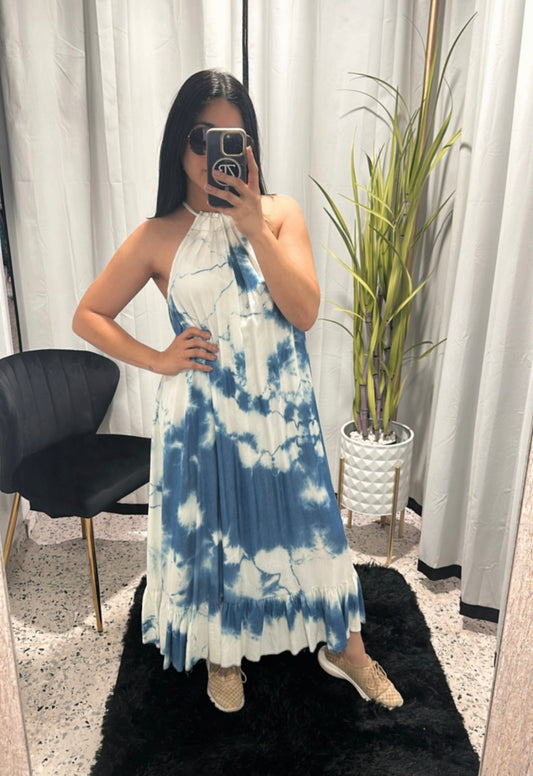 Tie dye maxi