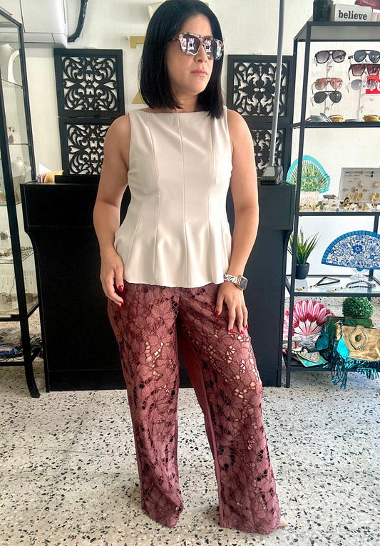 Lace pant