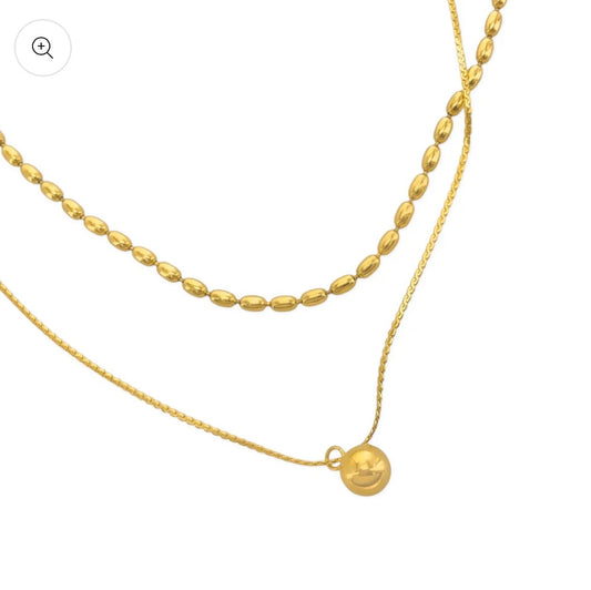 Double Layer Chain Necklace