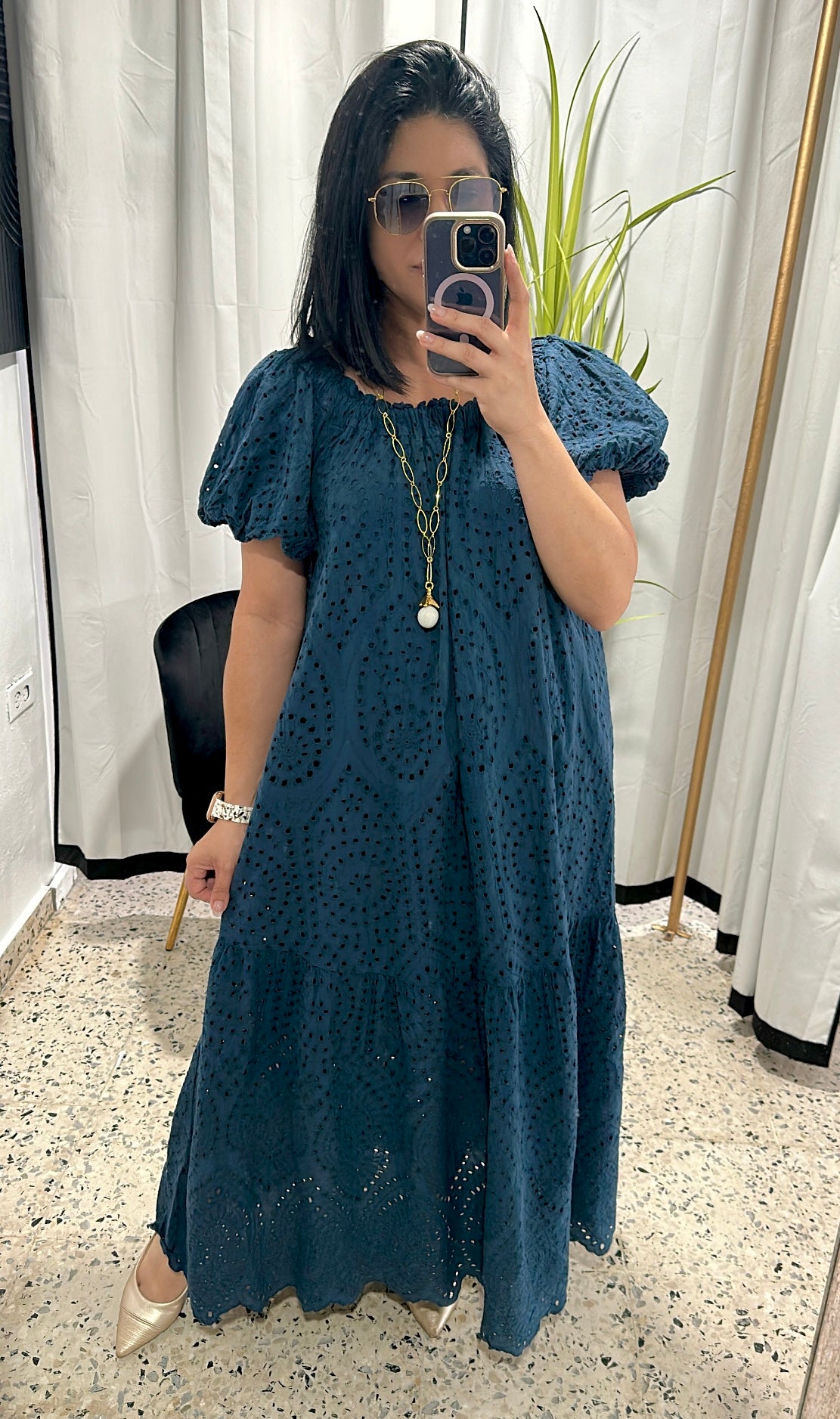 Embroidered dress
