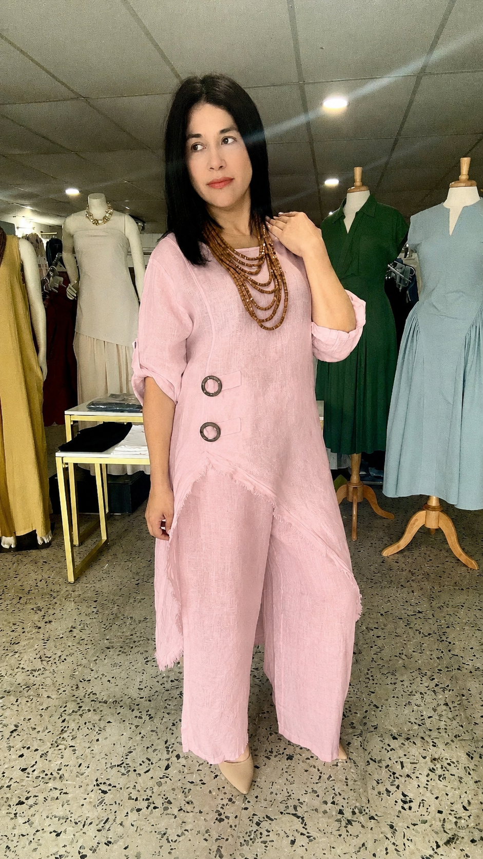Button linen set