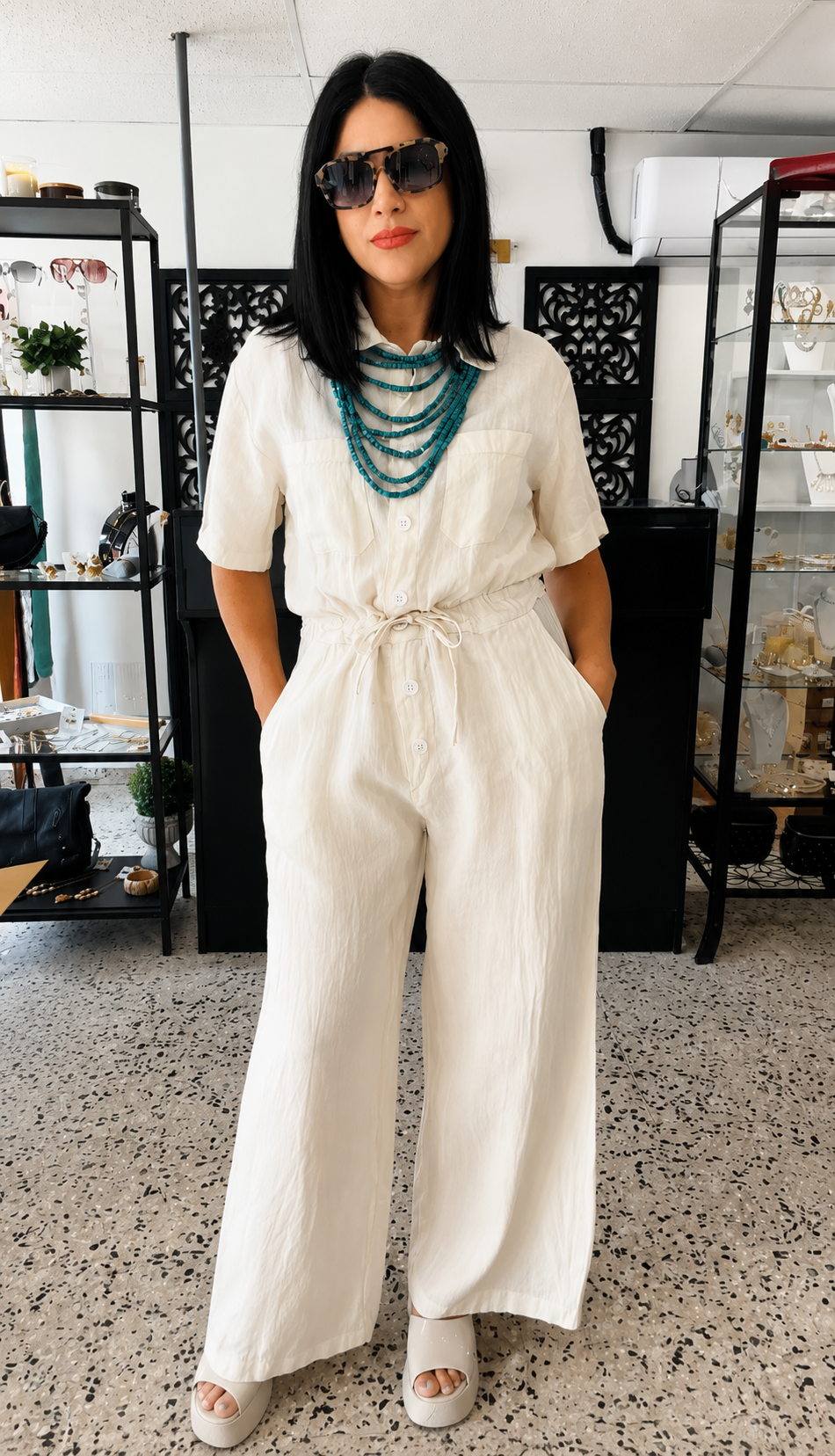 Linen jumpsuit