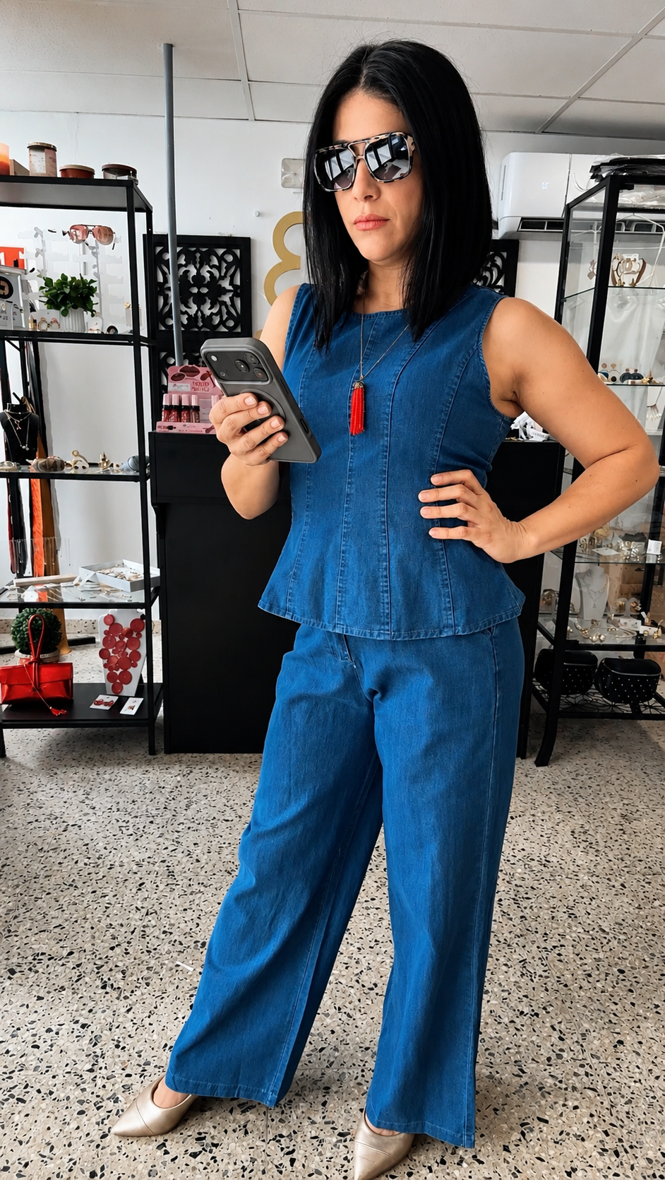 Peplum set