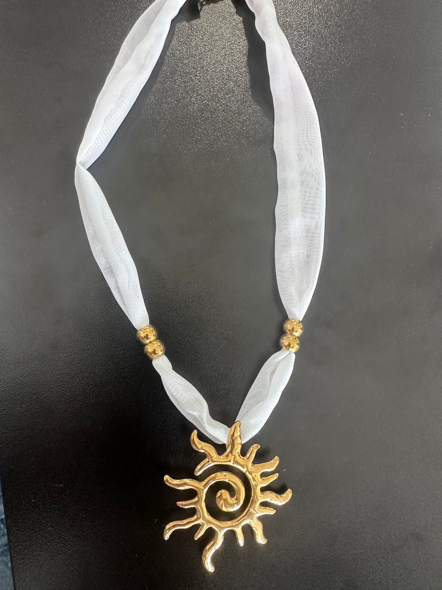 Scarf necklace