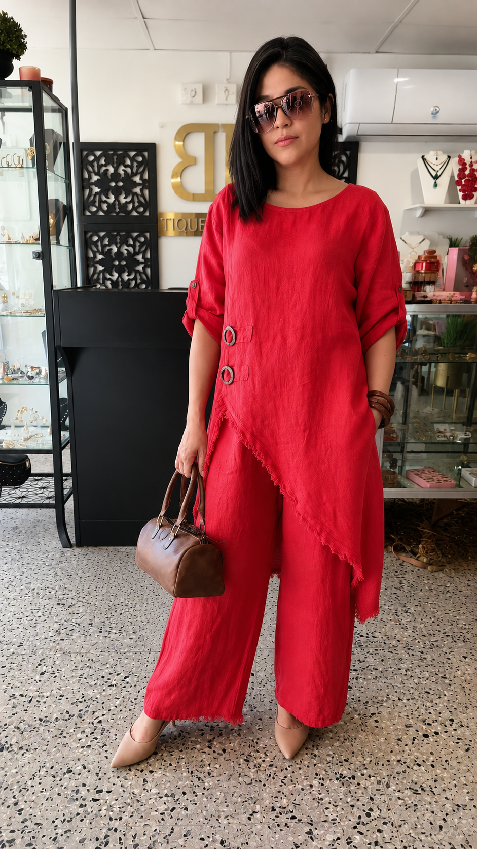 Button linen set