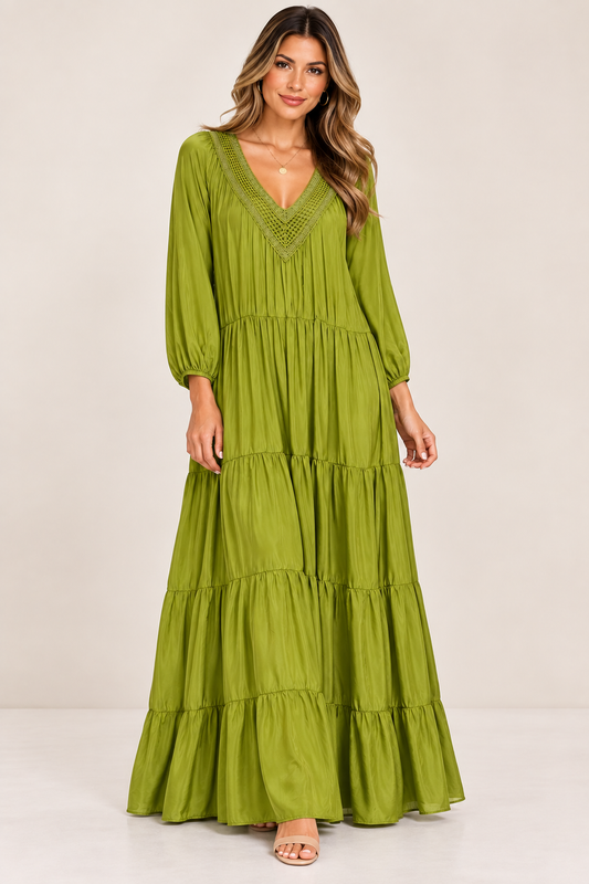 Royal Silk Dress