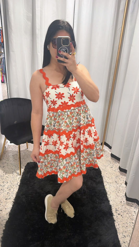 Retro floral dress