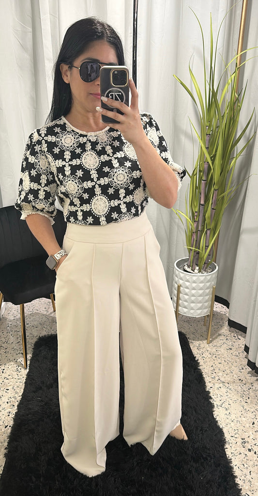 Beige Palazzo