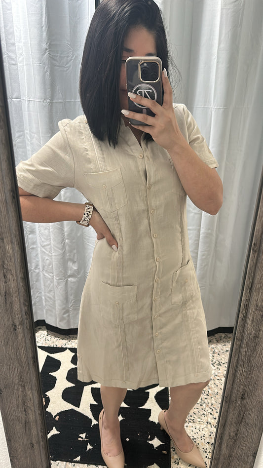 Guayabera Dress