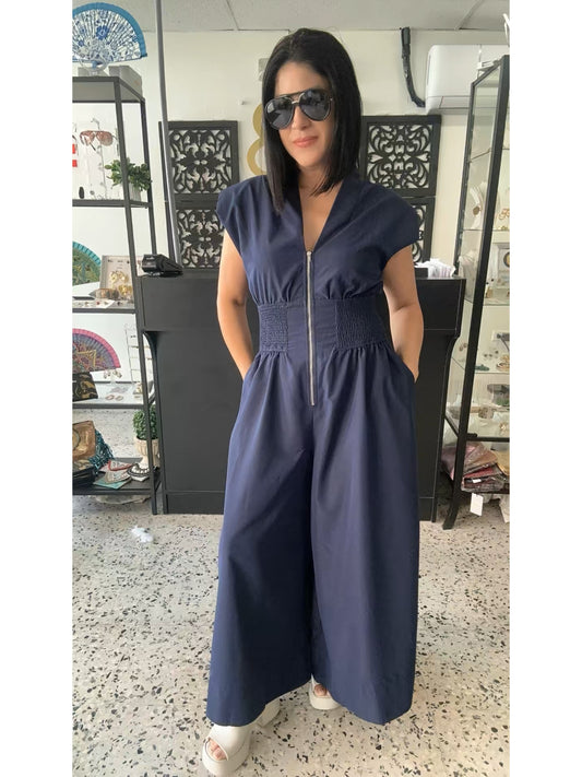 Navy jumpsuit