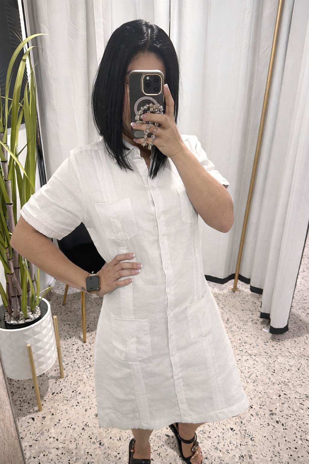 Guayabera Dress