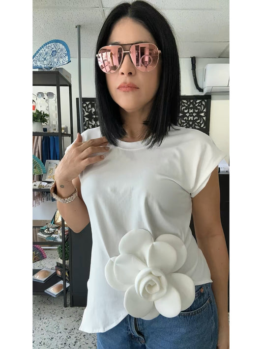 Side flower top