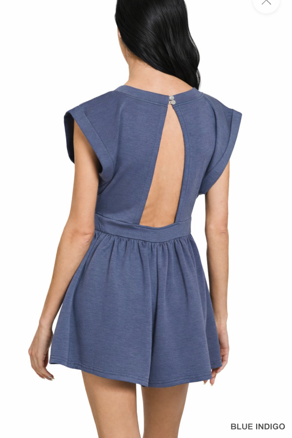 Scuba open back romper
