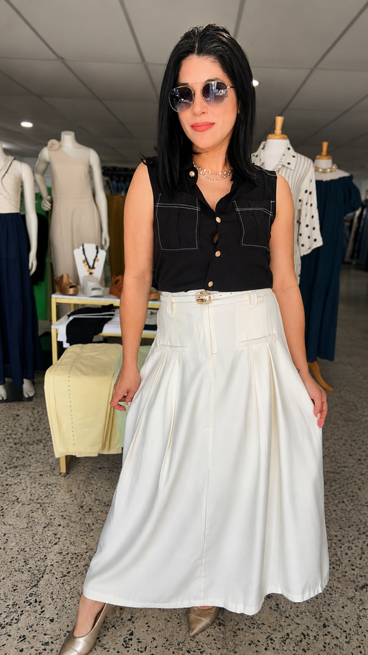 Beige skirt