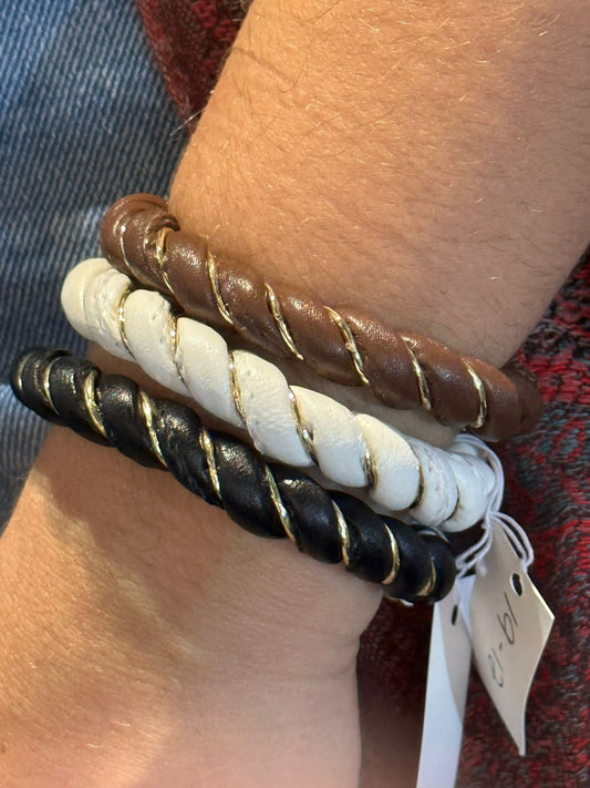 Leather bracelets