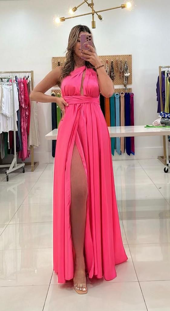 Multi Way Satin Dress