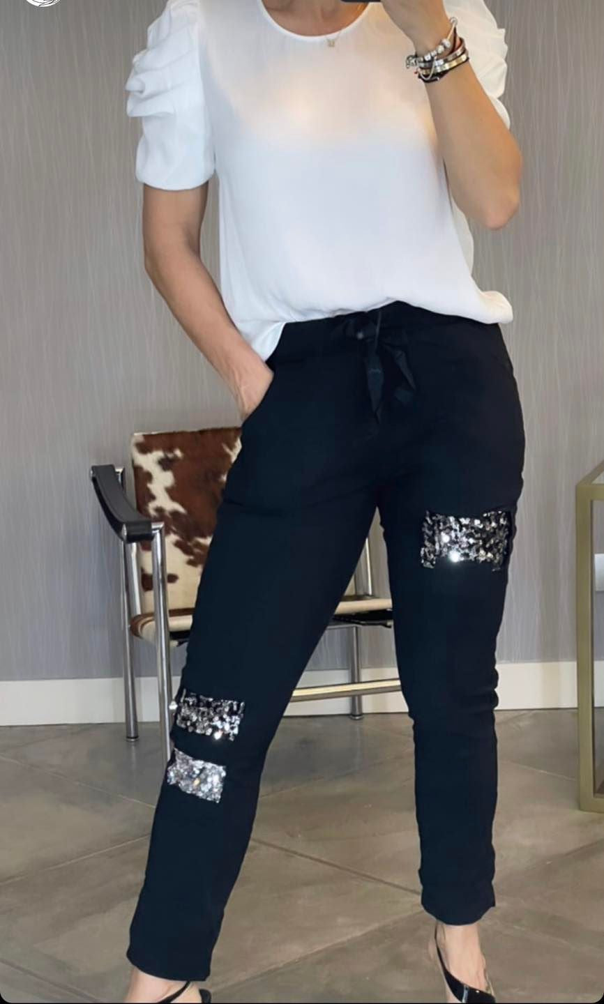 Sequins Italian Pant